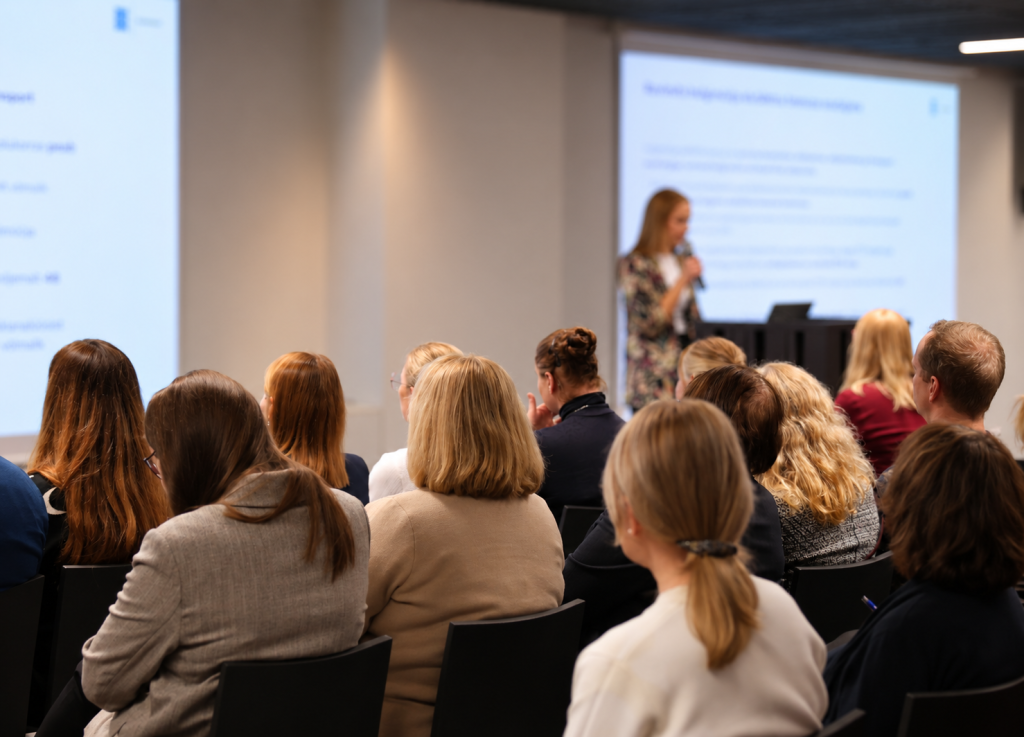 Pilt ettekandest Ravimiameti hulgimüüjate infopäeval
